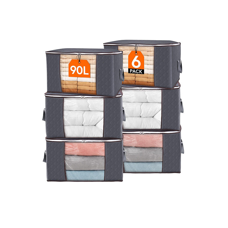 hot-selling finishing bag, reinforced clothing storage bag, oversized capacity clothes blanket quilt storage box
