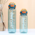Factory custom large capacity plastic sports water bottle portable tumbler summer cross-border bounce lid direct drink cup