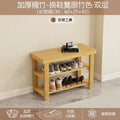 Shoe cabinet and shoe rack all-in-one shoe changing stool can be used at the door entrance multi-layer bamboo storage rack entrance rack shoe changing stool