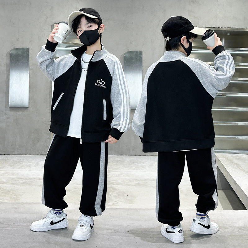 Boys' spring outfit set: new  collection - stylish spring clothes for boys, ages 6-12, trendy spring/autumn apparel