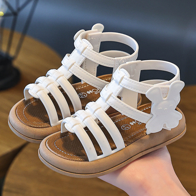Girls' roman sandals: new korean style fashion for spring/summer  - high-top princess sandals for little girls and children