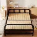 Folding bed - simple, home-use, adult single bed - perfect for rentals, offices, nap time, dorms - iron frame bed