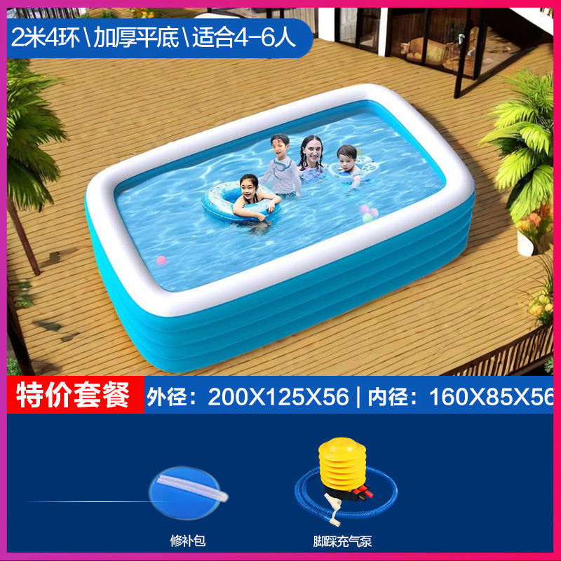 Inflatable swimming pool baby kids indoor swimming pool for home large foldable swimming pool outdoor water pool