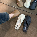 2025new arrival baotou roman sandals for women outwearsummerfrench baotou fairyfrench roman slippers for women