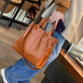 2025 new large capacity bag spring/summer fashionable elegant work commute genuine leather crossbody tote handbag - direct sales