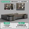 Saint-li executive desk - premium lacquer finish, minimalist chic, luxury ceo office desk and chair set for general managers