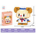 Compatible with lego micro bricks, cartoon figurines, children's educational building blocks, assembly toys, cross-border market stall gifts, wholesale