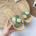 Daisy soft sole slippers women's summer outdoor wear 2024 new anti-slip bath versatile casual beach sandals
