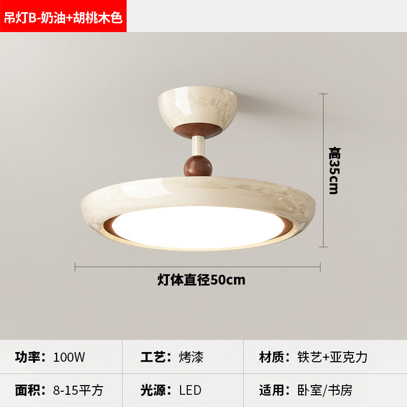 [Strict selection] 2025 new medieval chandelier French retro cream wind warm full spectrum eye protection lamp