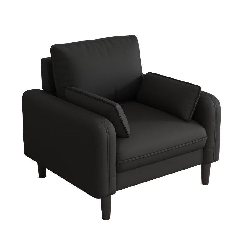 Living room sofa small apartment cat scratching leather sofa casual rental house b&b bedroom apartment combination leather sofa