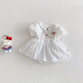 Summer sweetheart outfit: baby romper dress set - adorable summer style for your little girl