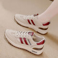 2025 spring/summer new mesh breathable plus size women's flat casual shoes versatile sneakers athletic running shoes for women