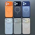 Suitable for iphone 17 corning glass frosted mobile phone case, apple 11~16 seconds to turn into 17 magnetic electroplated mobile phone case