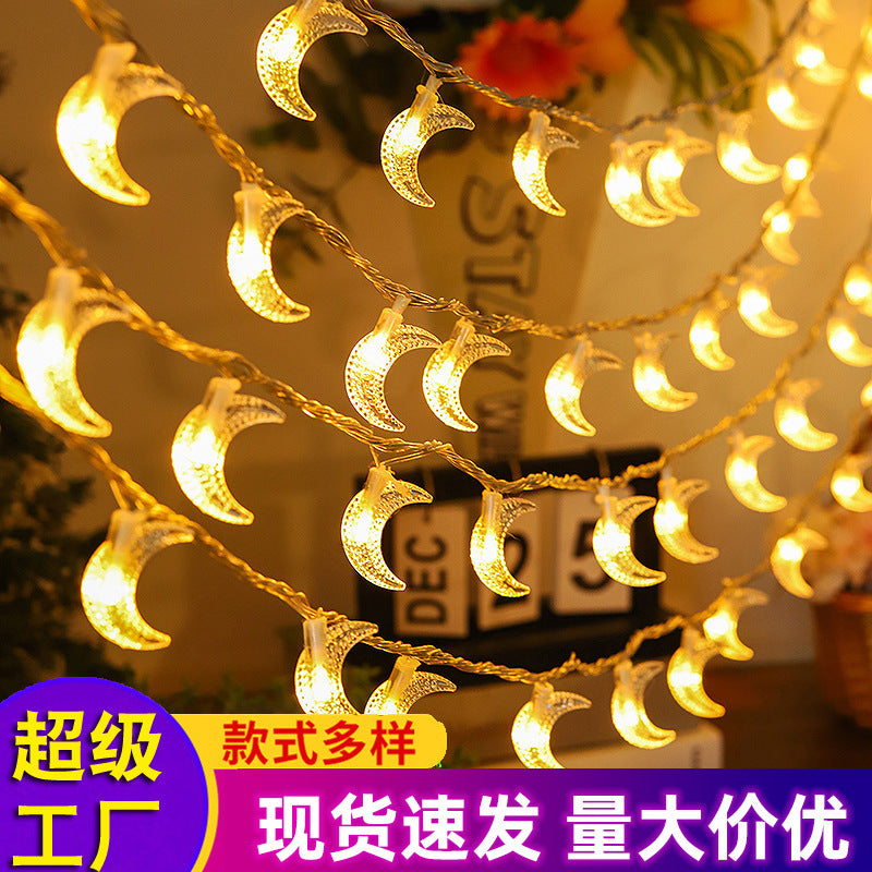 LED light string moon lights flashing lights string lights gypsy stars decorative lights festival dormitory room arrangement battery string lights