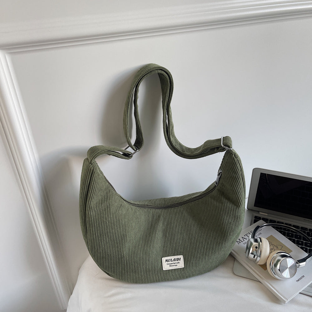 Fall and winter large-capacity bags for women new arrival dumpling bags are popular this year niche style crossbody bags large-capacity shoulder bags