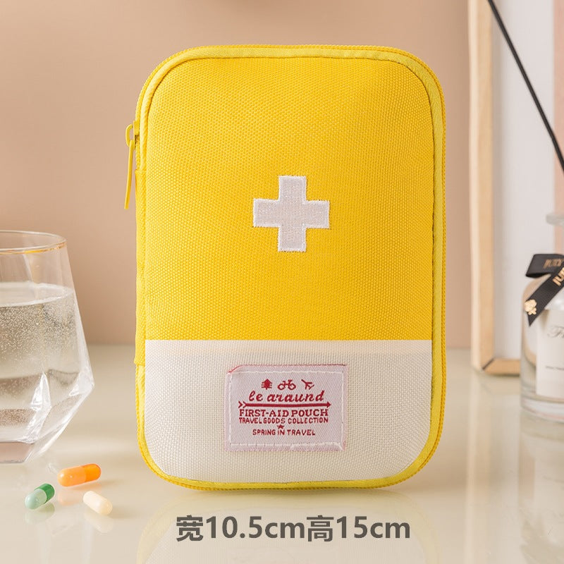 Portable First Aid Kit Cross Drug Storage Bag Travel Business Travel Medical Kit Large Capacity Medical Emergency Kit