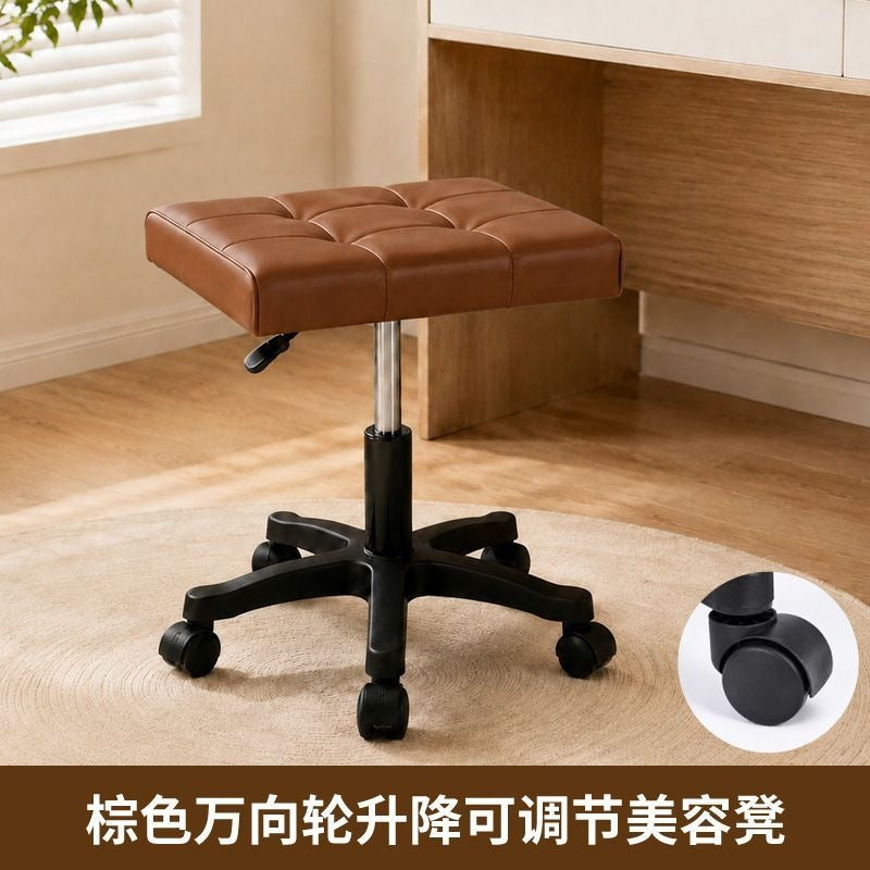 Pulley rotate adjustable beauty lunch break footrest adjustable manicure office footrest household tiptoe stool