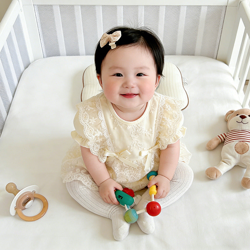 Baby dress summer clothes newborn baby girl romper full month celebration outfit summer thin princess clothes bodysuit skirt
