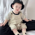 Summer new arrivals: baby & toddler striped outfit set - summer clothes, overalls, two-piece set, romper, and loungewear