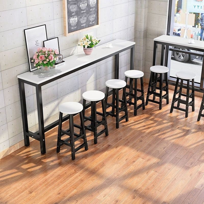Wall-mounted home bar stool, balcony bar stool, high bar stool, bar table, rental apartment long table, commercial bar table and chairs