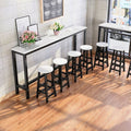 Wall-mounted home bar stool, balcony bar stool, high bar stool, bar table, rental apartment long table, commercial bar table and chairs