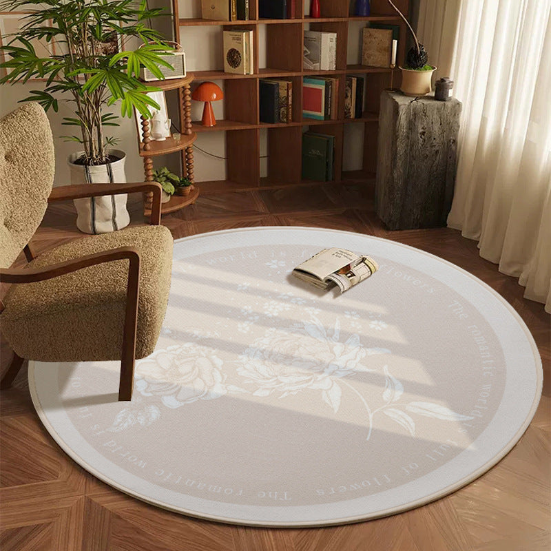 Source factory direct sales European round office carpet living room sofa coffee table blanket study rotating chair cushion rocking chair cushion