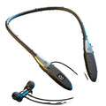 High-end new wireless bluetooth earbuds, designed for sports with extra-long battery life, deep bass, noise cancellation, and a convenient neckband design. perfect for on-the-go use, gaming, and universally compatible