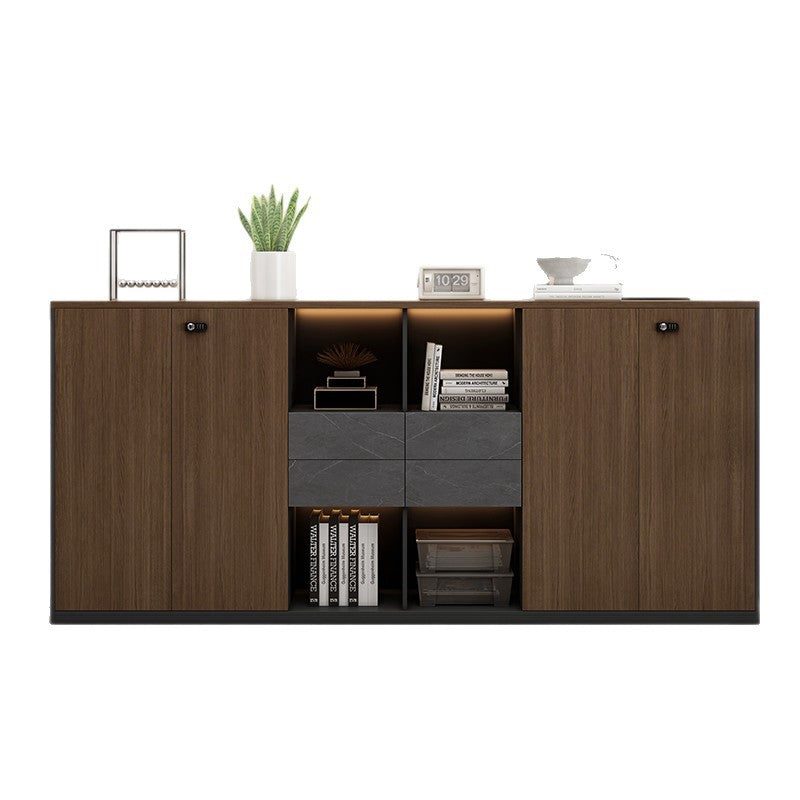 Office file cabinet wooden storage cabinet with lock information cabinet partition miscellaneous storage cabinet floor cabinet low cabinet combination