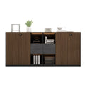 Office file cabinet wooden storage cabinet with lock information cabinet partition miscellaneous storage cabinet floor cabinet low cabinet combination