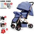Two-way baby stroller, convertible from upright to reclining, foldable, lightweight, high-view stroller, suitable for ages 0-3 years. dropshipping available