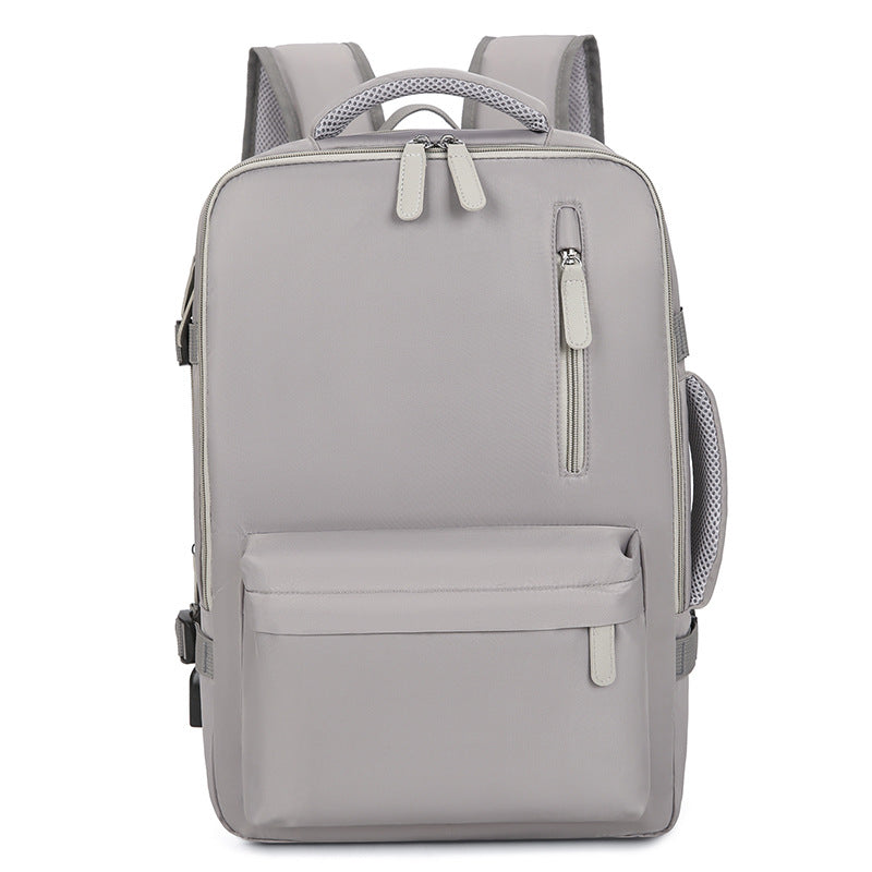 New travel backpack men's and women's large-capacity lightweight multi-functional luggage backpack business travel expandable backpack