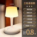 Smart voice-controlled led night light - bedside lamp with eye protection, multi-function socket, usb charging, and converter