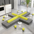 Office sofa irregular shape training institution patchwork sofa reception rest area business reception casual sofa sf-02