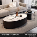 Nordic classyaccessible luxury italian for home coffee table combination modern casual normcore oval slate coffee table small household