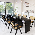 Manufacturer's new casual mesh back chair with marble tabletop single and double multi-functional manicure table table and chair suit