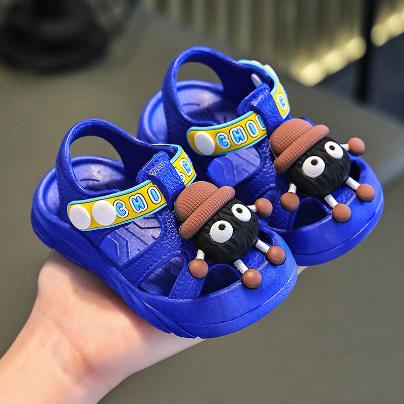 Kids' sandals: new summer korean style, soft sole, non-slip, waterproof first walker sandals for boys and girls aged 2-3 years