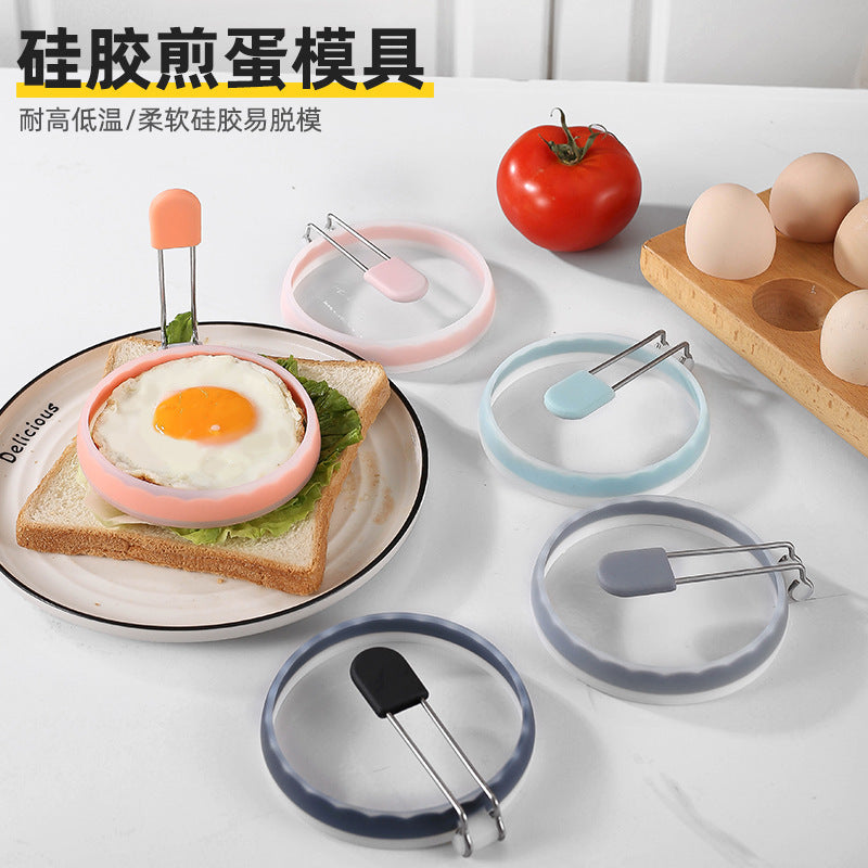 new arrival: round silicone egg ring - perfect for scrambled eggs, pancakes, and diy egg creations