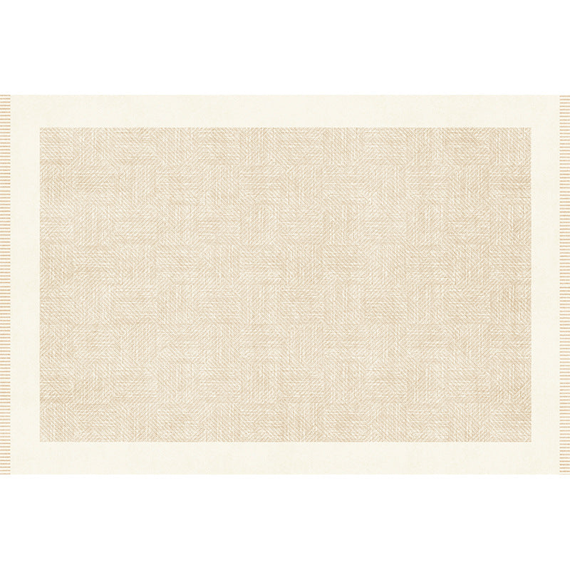 Cream style living room carpet classycasual no-wash wipeable waterproof sofa coffee table large area bedroom bedside blanket
