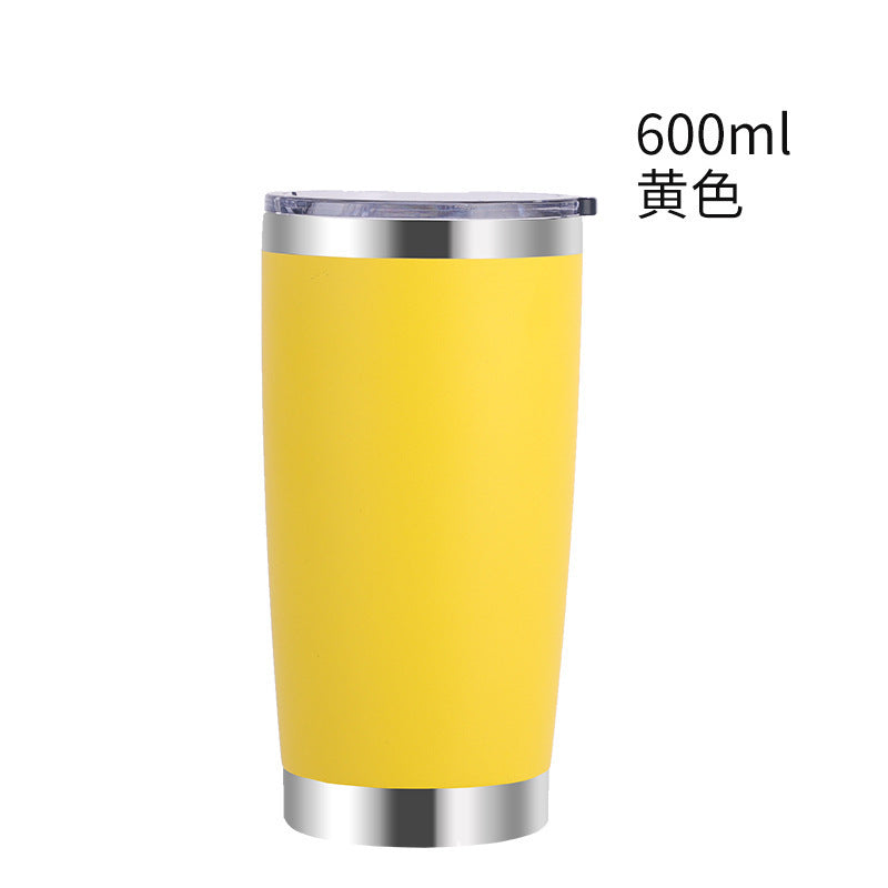 304 stainless steel car cup spray vacuum car ice cup portable double drink cold beer cup wholesale