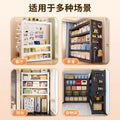 Household carbon steel multi-layer storage rack thickeneded shelf balcony living room storage rack kitchen microwave oven sundries storage rack