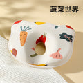 [suitable for 0-24 months, not washable] vegetable world-little bear shaping pillow 25x20.5x3cm 0.5 behind the pillow