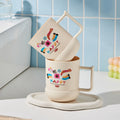 Dopamine-thickened children's rinse cup for the year of the horse - cartoon creative, drop-proof toothbrush holder, multifunctional household wash cup