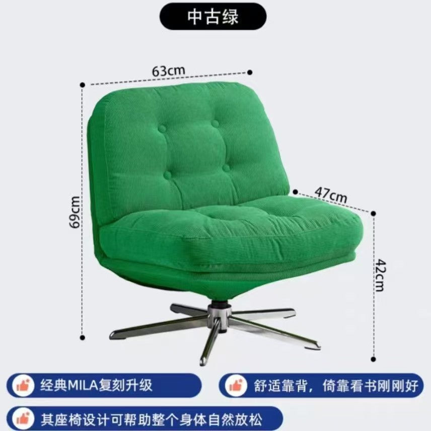 Influencer-approved sofa chair: dewey linger lazy lounge chair - rotatable bean bag for balcony & living room - vintage-inspired design - direct from the manufacturer