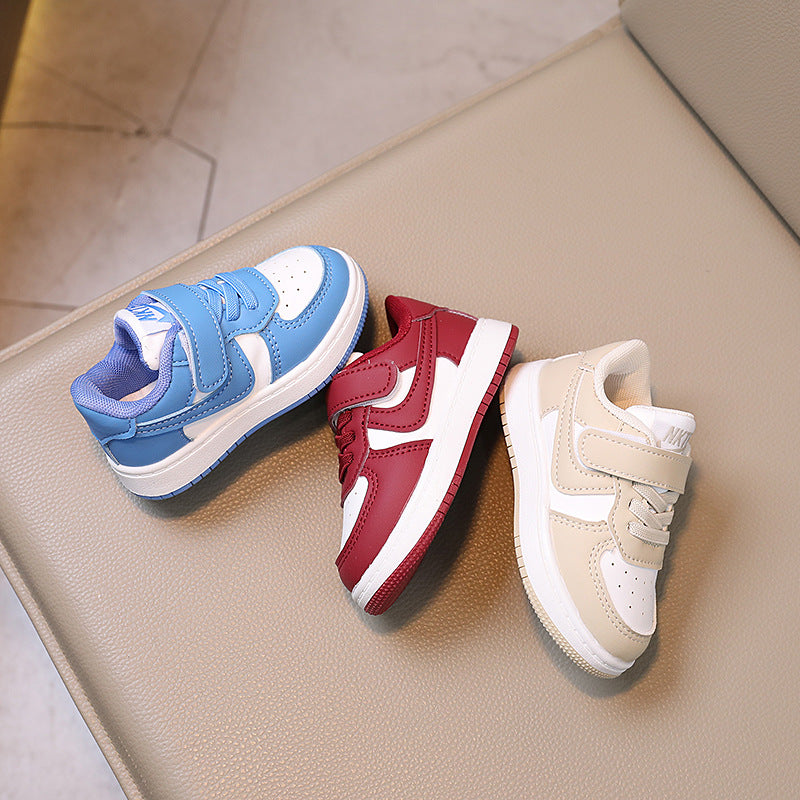 Spring/autumn new children's sports shoes: boys' casual low-top sneakers, girls' baby shoes, fashionable soft sole, ages 1-6