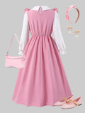 Girls' (tall) dress, peter pan collar dress