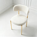 Dining chair stainless steel legs velvet accent for home oem