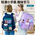 New nezha backpack for elementary school students, grades 1-6, lightweight, spine-protecting, load-reducing, large capacity for boys and girls