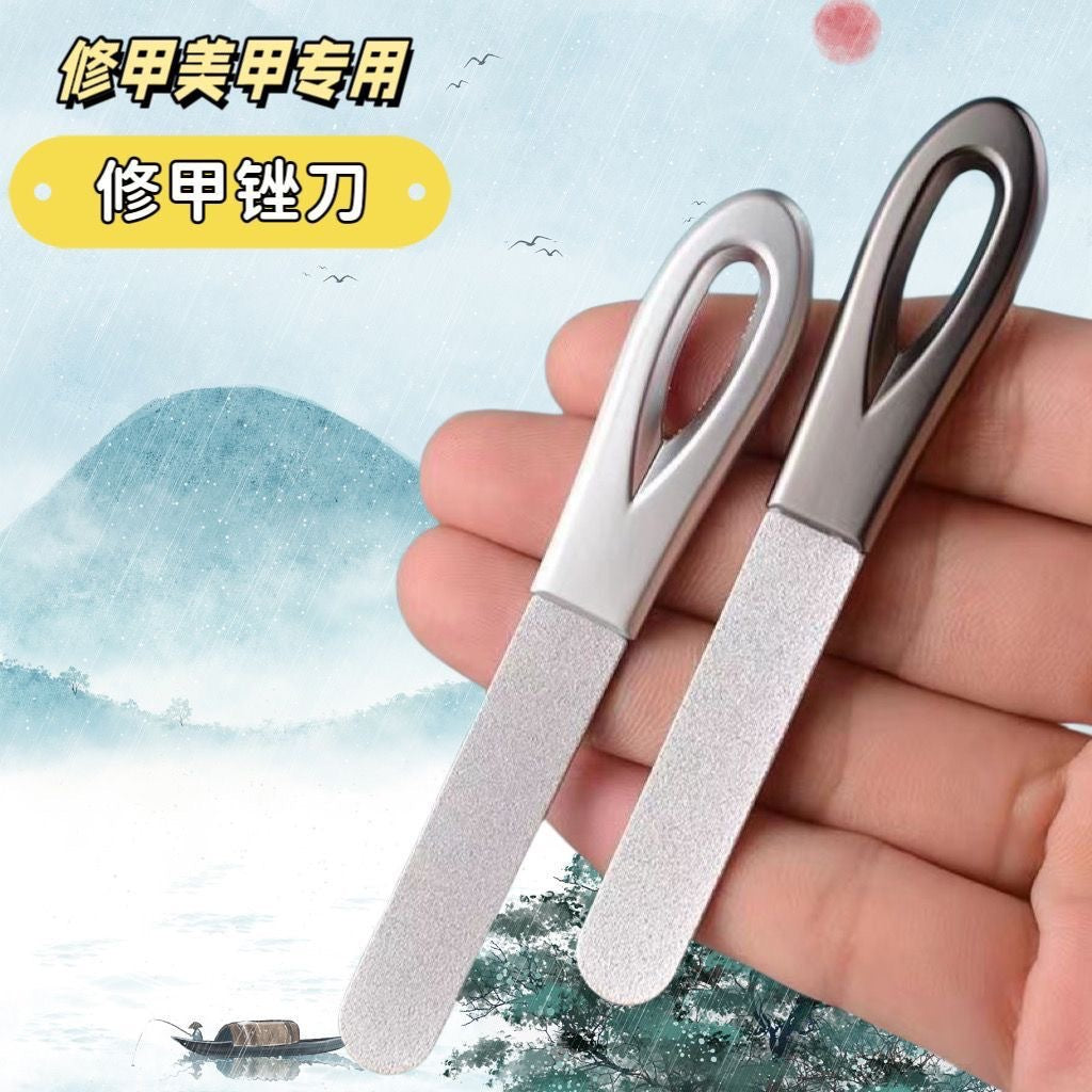 Seiko nail file Double-sided nail sharpener Polishing and repairing nail tool High-grade nail file
