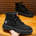 Boots men's spring 2025new arrivalabrasion resistant men's shoes workwear boots men's british style casual shoes rhubarb boots trendy shoes