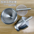 304 stainless steel garlic pounder round grinding jar pounder mold stone mortar pounder with cover medicine mortar